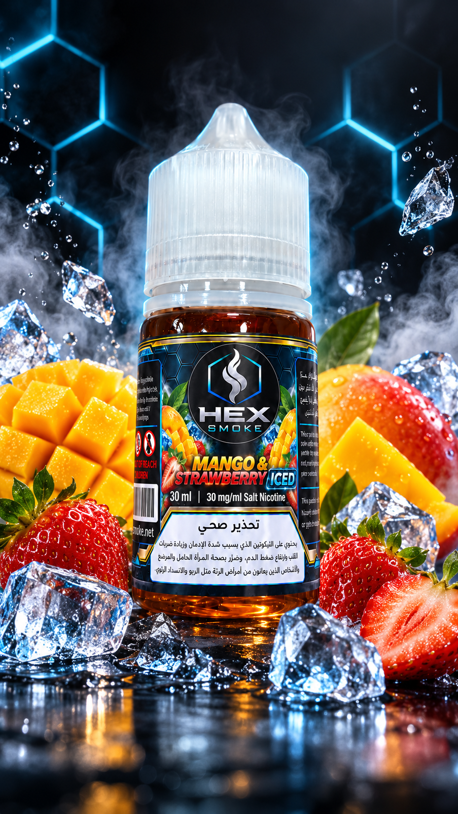 HEX SMOKE Mango & Strawberry Iced 30ml